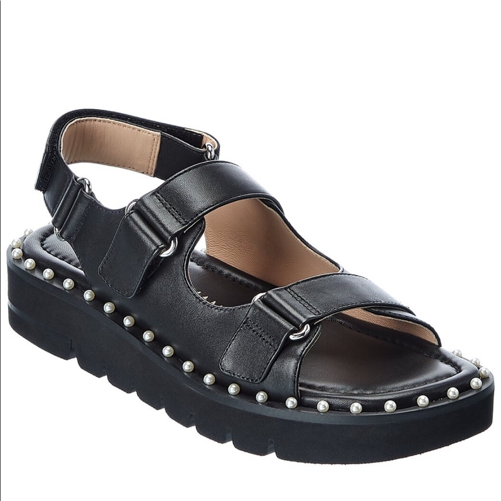 Stuart Weitzman Brand new Zoe lift leather sandal size 7.5